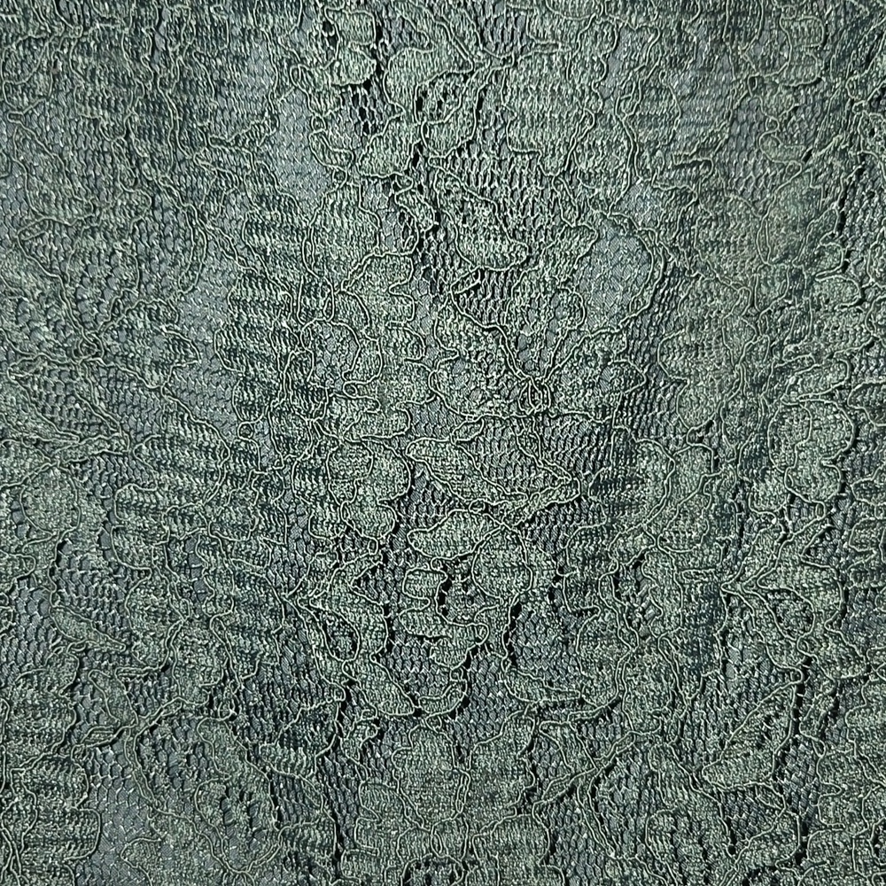 LOFT grren lacey floral dress. Size 10. - Picture 4 of 7